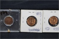 Assorted coins