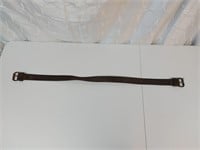 Rear Cinch Brown Leather 40"