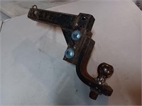 Adjustable ball hitch with 2" ball