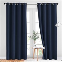 NICETOWN Navy Blue Blackout Curtains