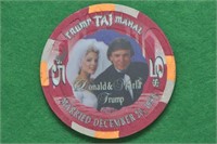 Donald Trump Marriage Casino Chip