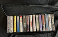 Collection of Cassette Tapes- Case Nice Collection