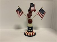 Spindle Flag Holder and 5 Flags
