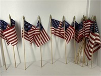 Table American Flags