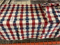 Star Plaid Cotton Tablecloth & Matching Napkins