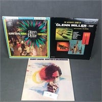 Selection of records Glenn Miller Harry Chapin