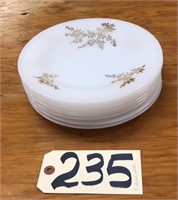 8 - Vintage Dinner Plates.  NO SHIPPING