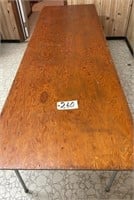 8ft. L x 32"  W x 29" H Banquet Table.