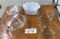 Two Pyrex and Corningware Casserole Dishes + 2