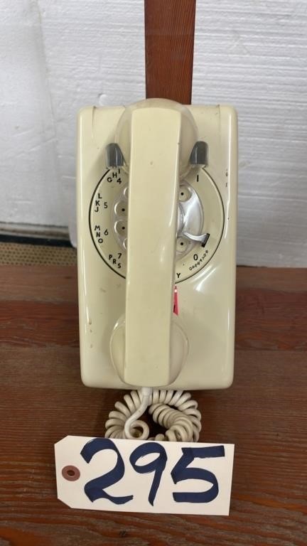 Vintage Wall Telephone Rotary Dial.  NO SHIPPING