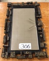 11" x 22" Decorative Mirror in Plastic Frame