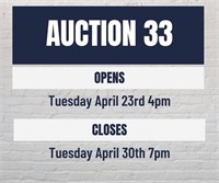 UsedTwo Auction 33 Dates and Times