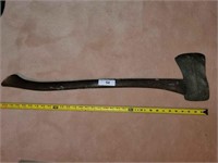 MB single bladed axe approx 32"OL
