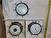 MB 3pc Airguide nautical guages