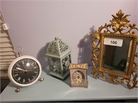 BRBC 4pc clocks, mirror, decor, howard-miller