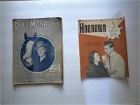Bill Monroe June Carter vintage sheet music