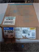 Eaton 100amp Breaker box - NIB