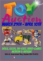 Online Toy Auction: March 29th - April 10th