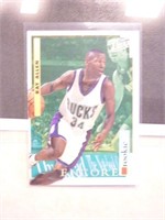 1996 Fleer Ultra Ray Allen Rookie Card 265 Bucks