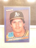 1986 Donruss Jose Canseco Rookie Card 39