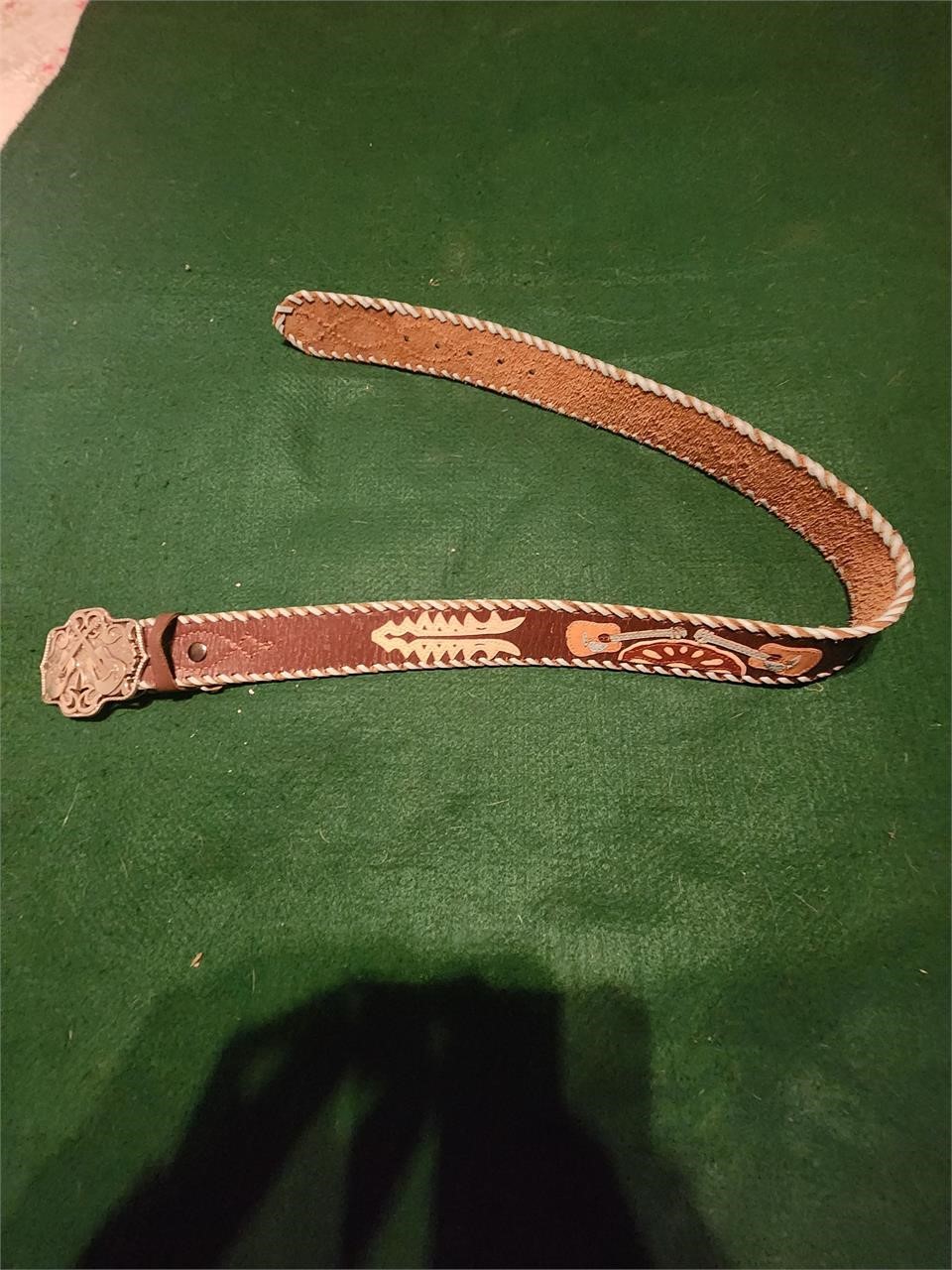 Enmon Belt Buckle & Leather Belt