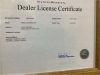 MN Licensed Dealer for Auto, Trailers Etc..