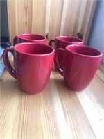 4 Corelle coordinates stoneware mugs