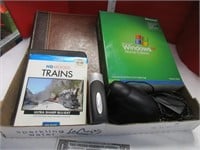 $DealLot of office supplies &trains blu-ray video