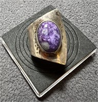 Dominique Dinouar ddd 925 sterling purple ring