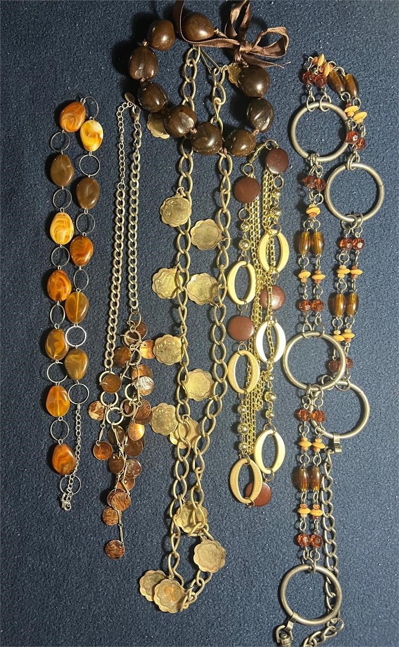 LOT, APPROX (6) ANTIQUE JEWELRY