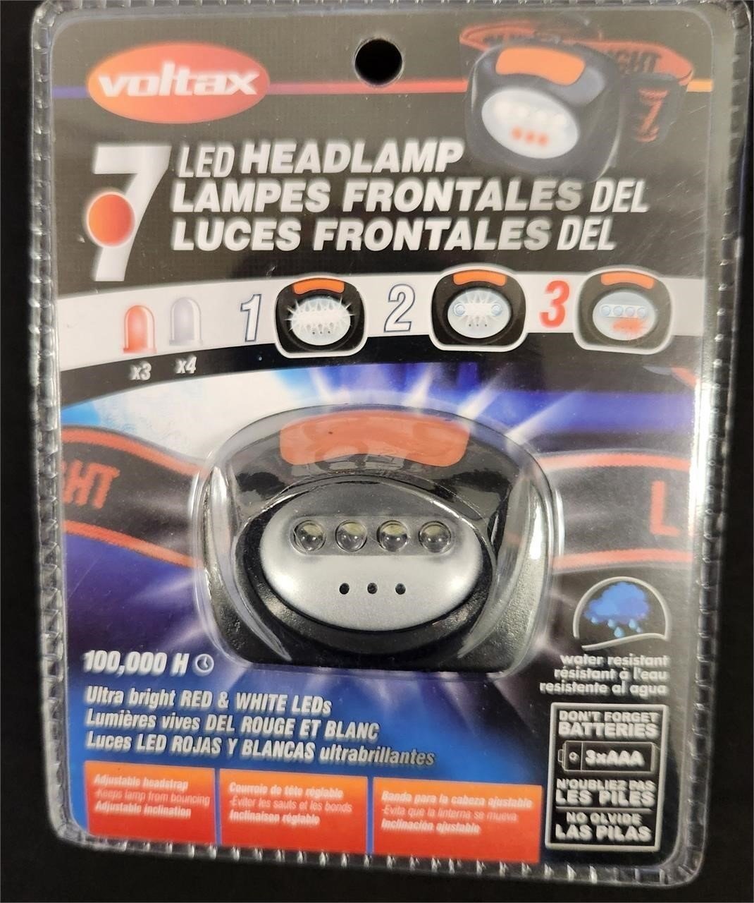 Voltax 7 LED Head Lamp 100,000 H