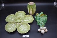Cabbage Trays, cabbage Vase
