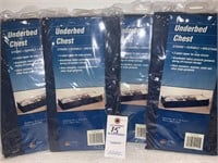 4 UNDERBED CHEST STORAGE BAGS  BRAND NEW