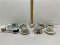 Collectible Tea Cups & Saucers,