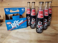 Dr Pepper carton  6pak of NC State coke bottles