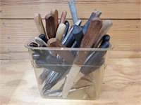 Container of miscellaneous knives