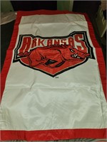 XL Arkansas Razorbacks Flag