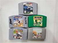 5 Nintendo 64 games Mario Cart and more