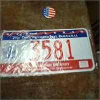 53rd Presidential Inauguration Pair of Plate