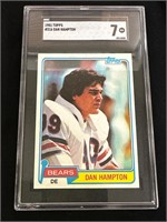 1981 Topps Dan Hampton Rookie  SGC 7