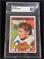 1980 Topps Dennis Harrah Rookie  SGC 8