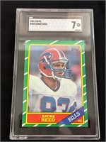 1986 Topps Andre Reed Rookie  SGC 7