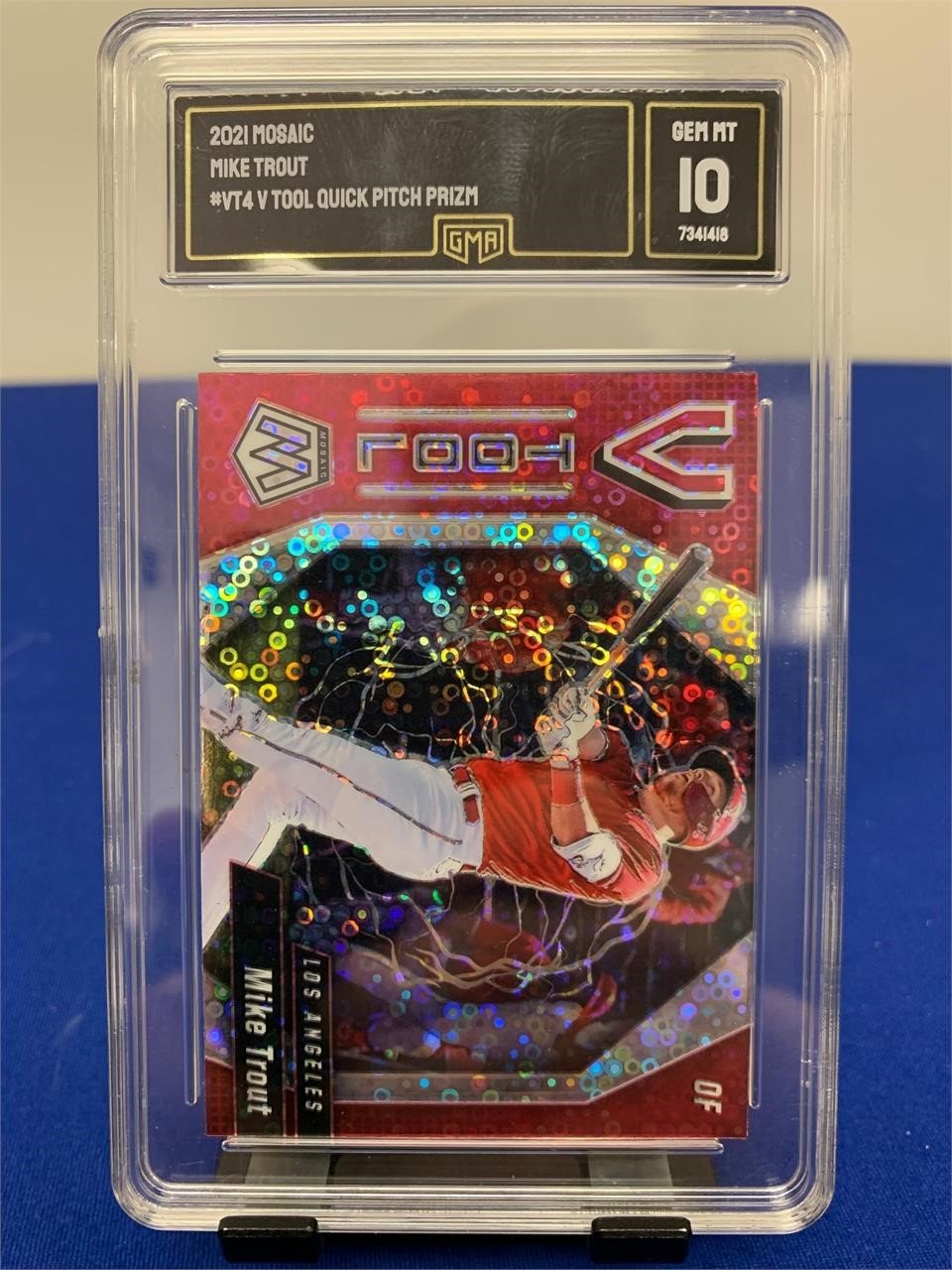 2021 Mosaic V Tool  Mike Trout  GMA 10