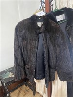 Blackglama mink fur coat size 6 *see damage*