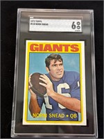 1972 Topps Norm Snead  SGC 6