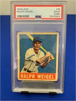 1948 Leaf Ralph Weigel PSA 2