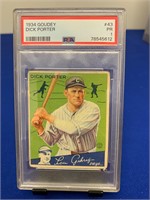 1934 Goudey Dick Porter PSA 1