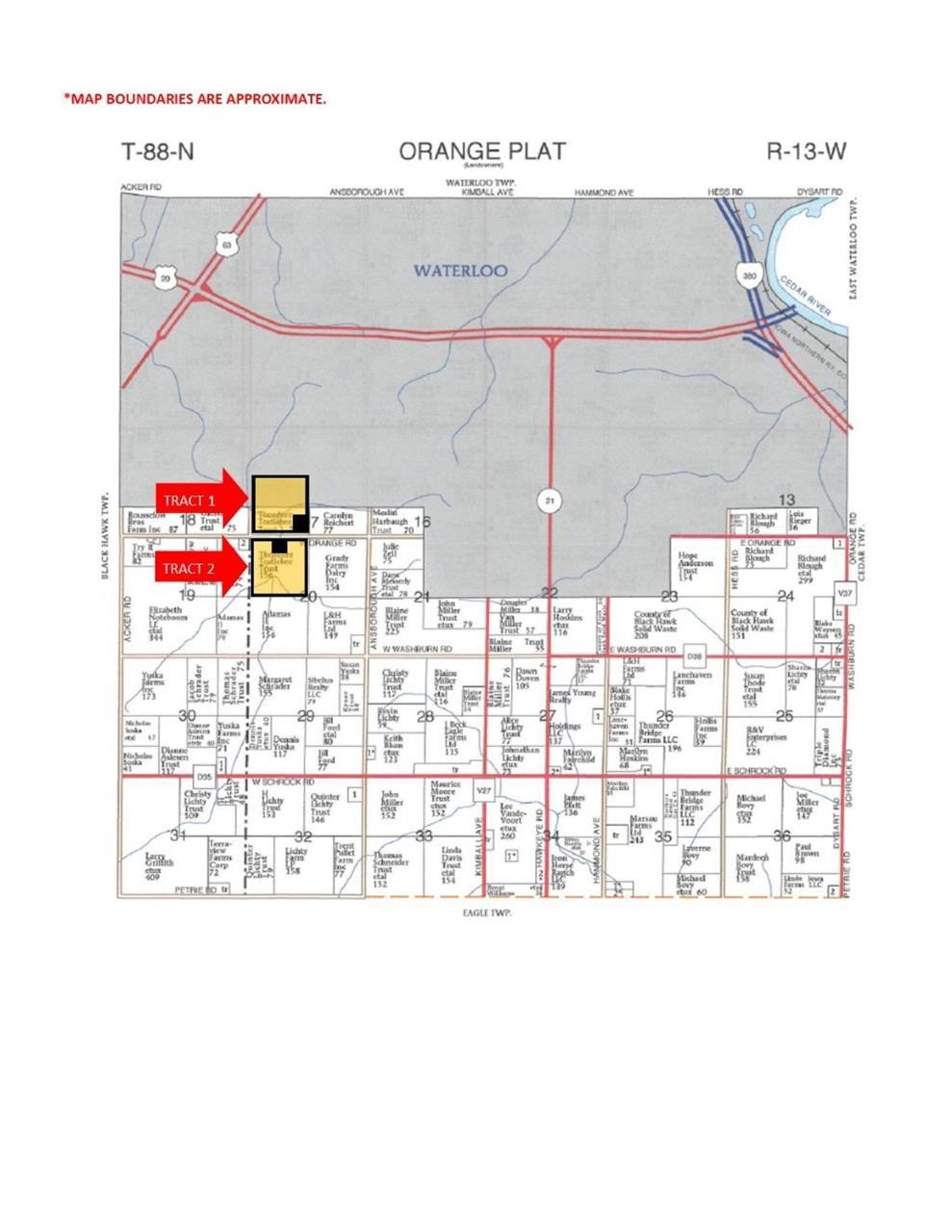 Black Hawk County Iowa Land Auction, 313 Acres M/L