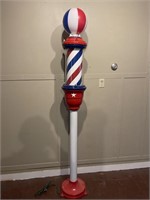 James Barker Inc. Patriotic Barber Pole