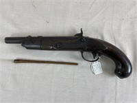 S. North 1826 Smoothbore Percussion Pistol